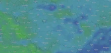 Meteo mapa na Boží hod.