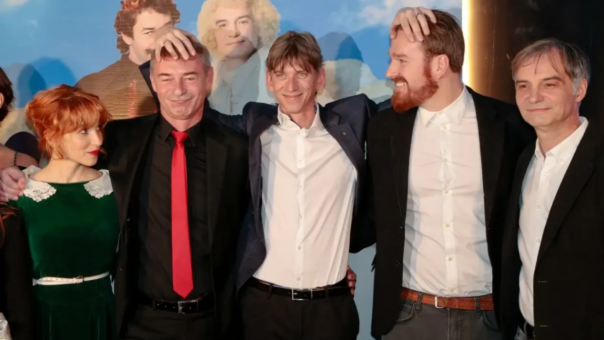 Herci a režisér pohádky Anděl Páně.