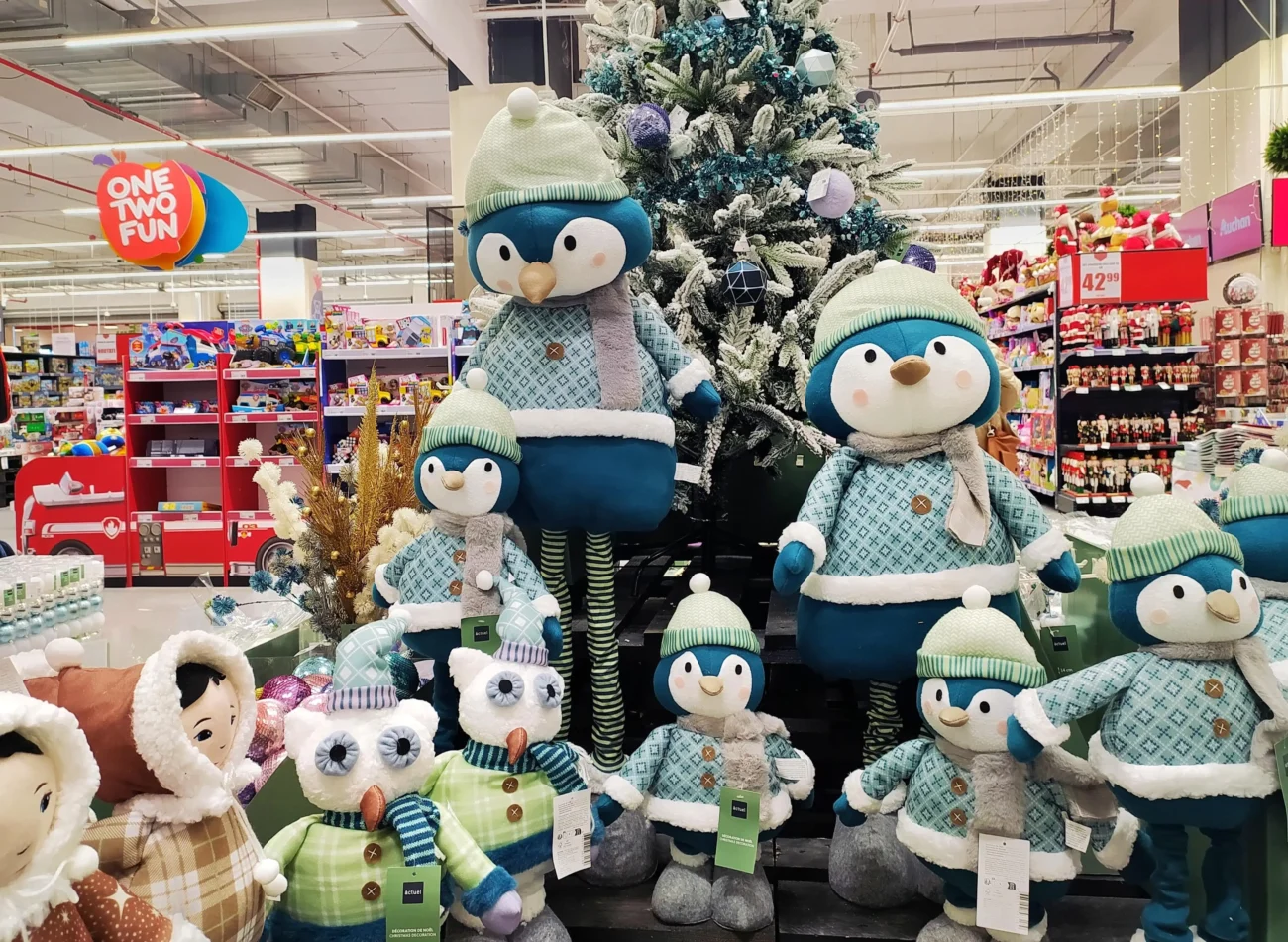 plyšáci v obchodě