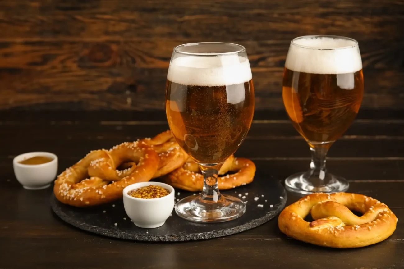 německé pivo s prcelíky