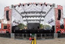 festivalové pódium