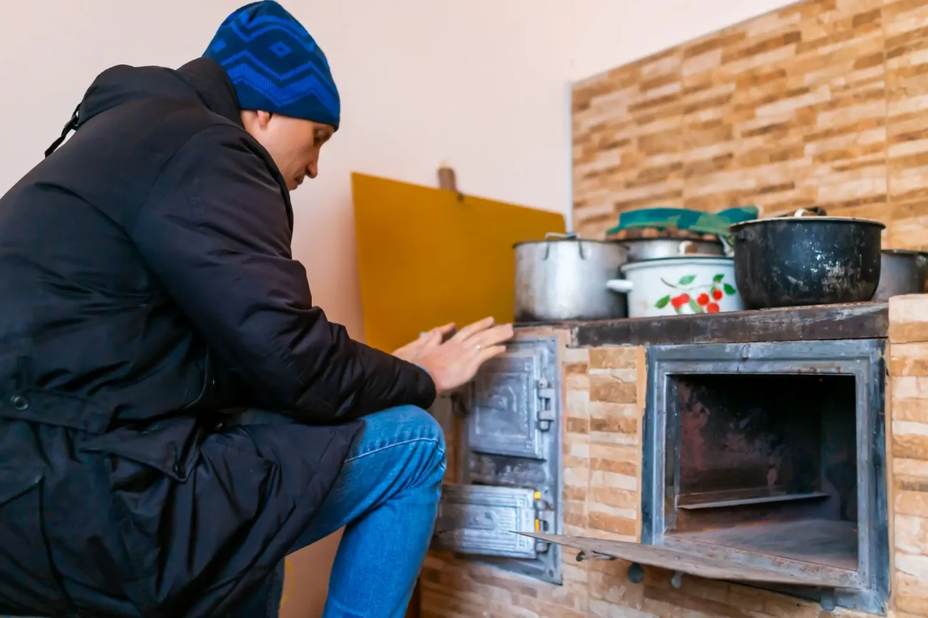 stará kachlová kamna