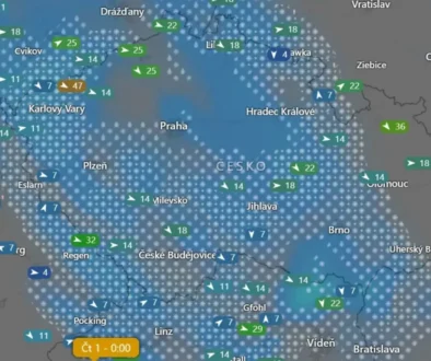 Půlnoc - vstup do nového roku podle Windy
