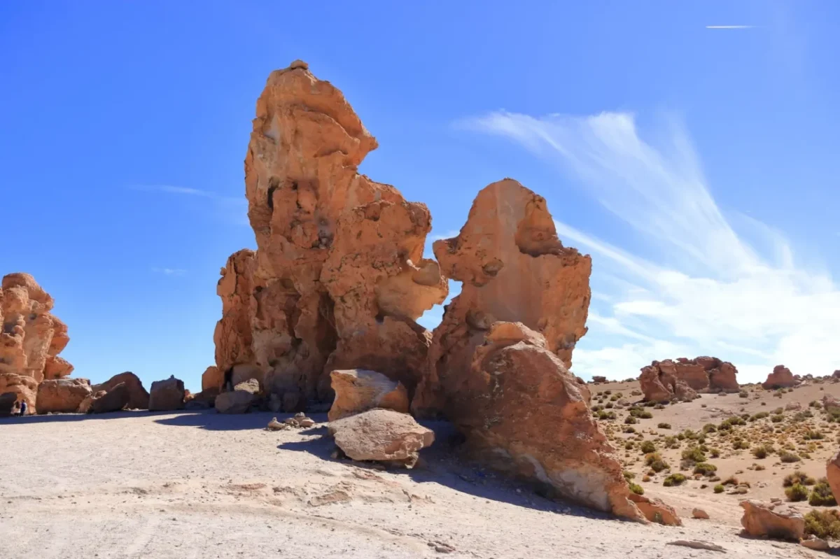 Skalní formace Bosque De Piedras v Bolívii
