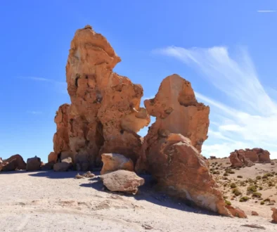 Skalní formace Bosque De Piedras v Bolívii