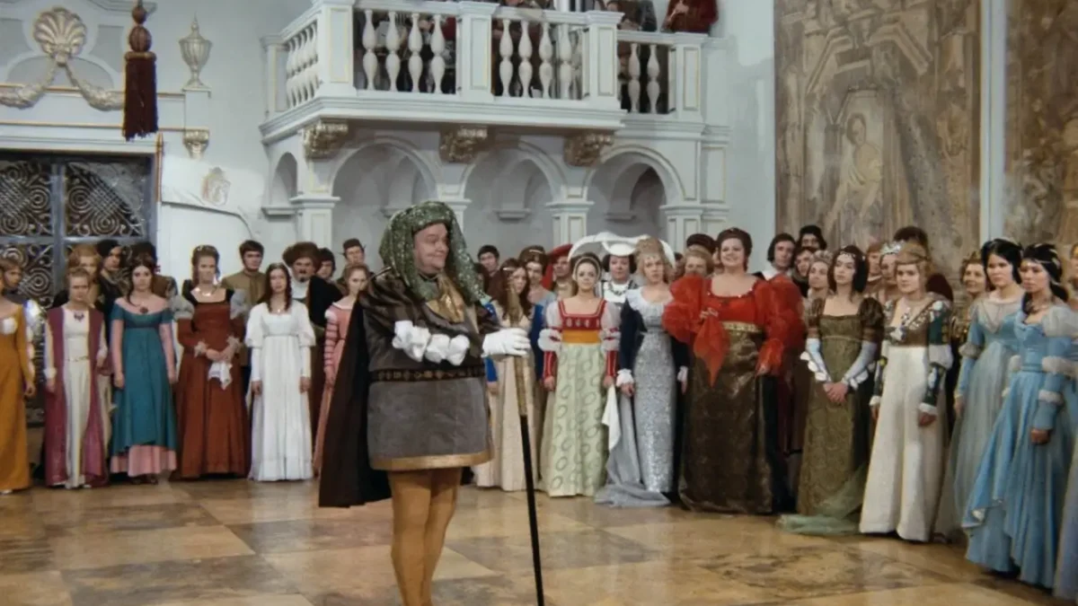 Fotografie z pohádky Tři oříšky pro Popelku.