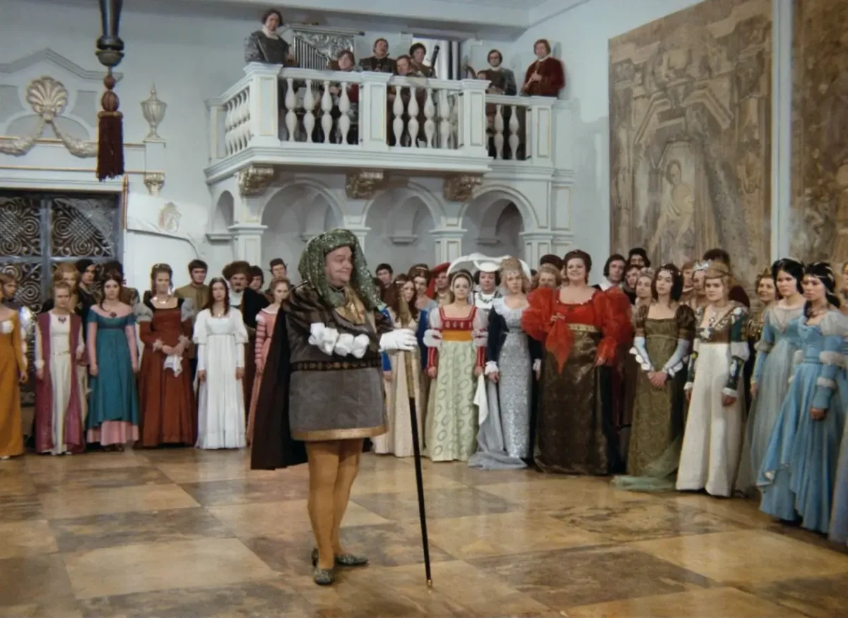 Fotografie z pohádky Tři oříšky pro Popelku.