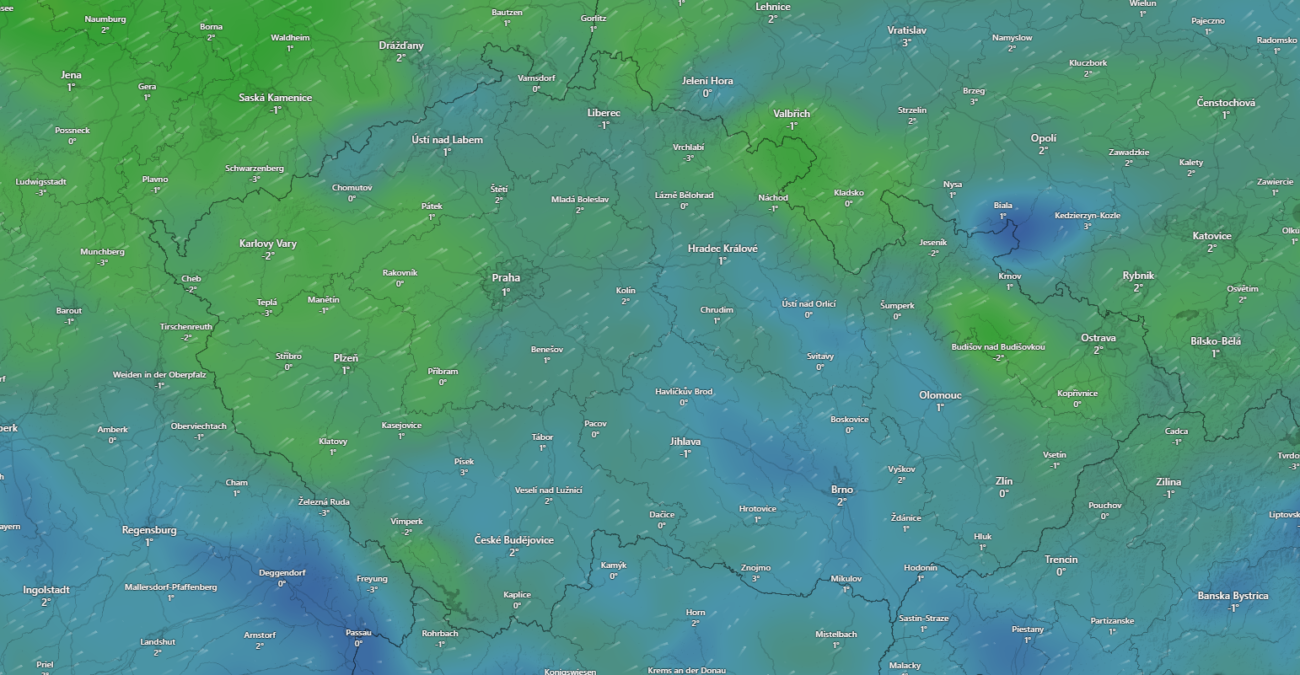 Meteorologická mapa 
