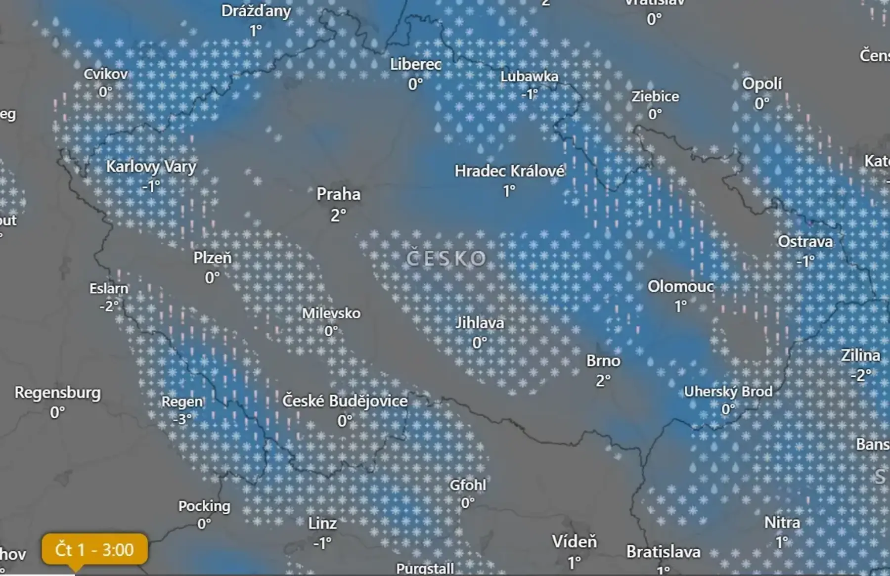 Nový rok v nočních hodinách