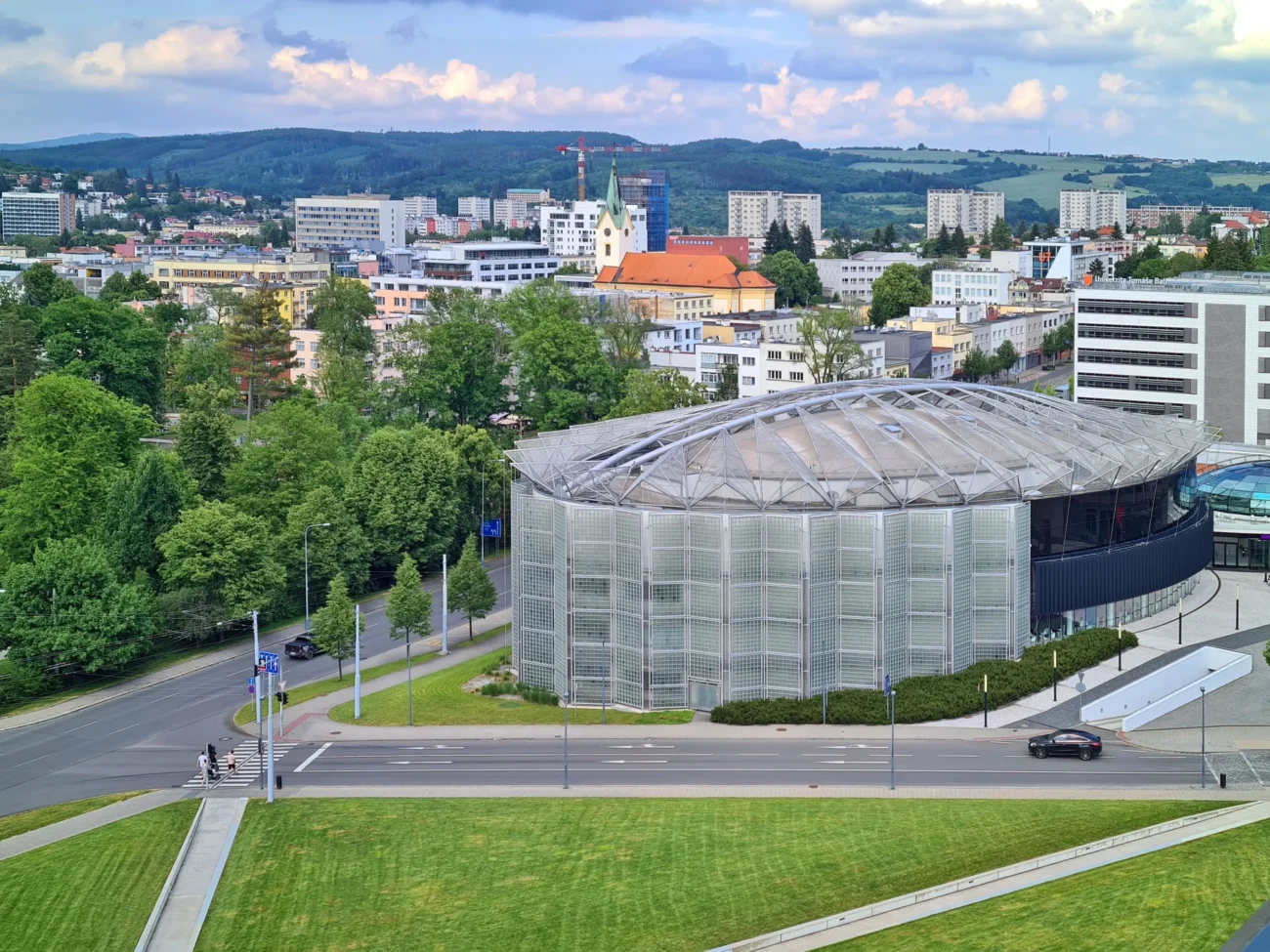 Pohled na město Zlín