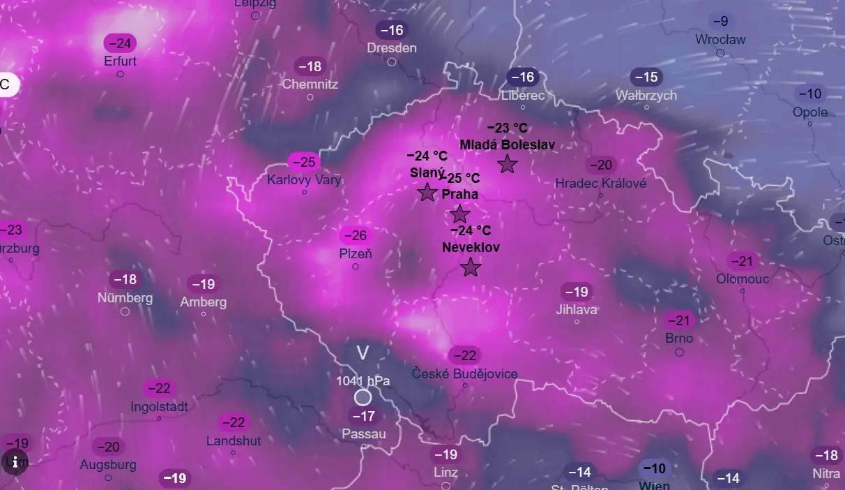 Takto vypadá předpověď globálního modelu GEM na 12. leden | TVGURU.cz Takto vypadá předpověď globálního modelu GEM na 12. leden