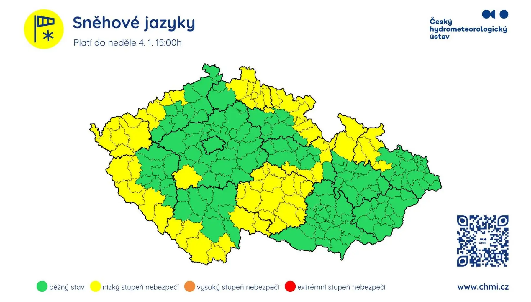 Výstraha na čerstvý jihozápadní vítr a následné sněhové jazyky platí do neděle | TVGURU.cz Výstraha na čerstvý jihozápadní vítr a následné sněhové jazyky platí do neděle