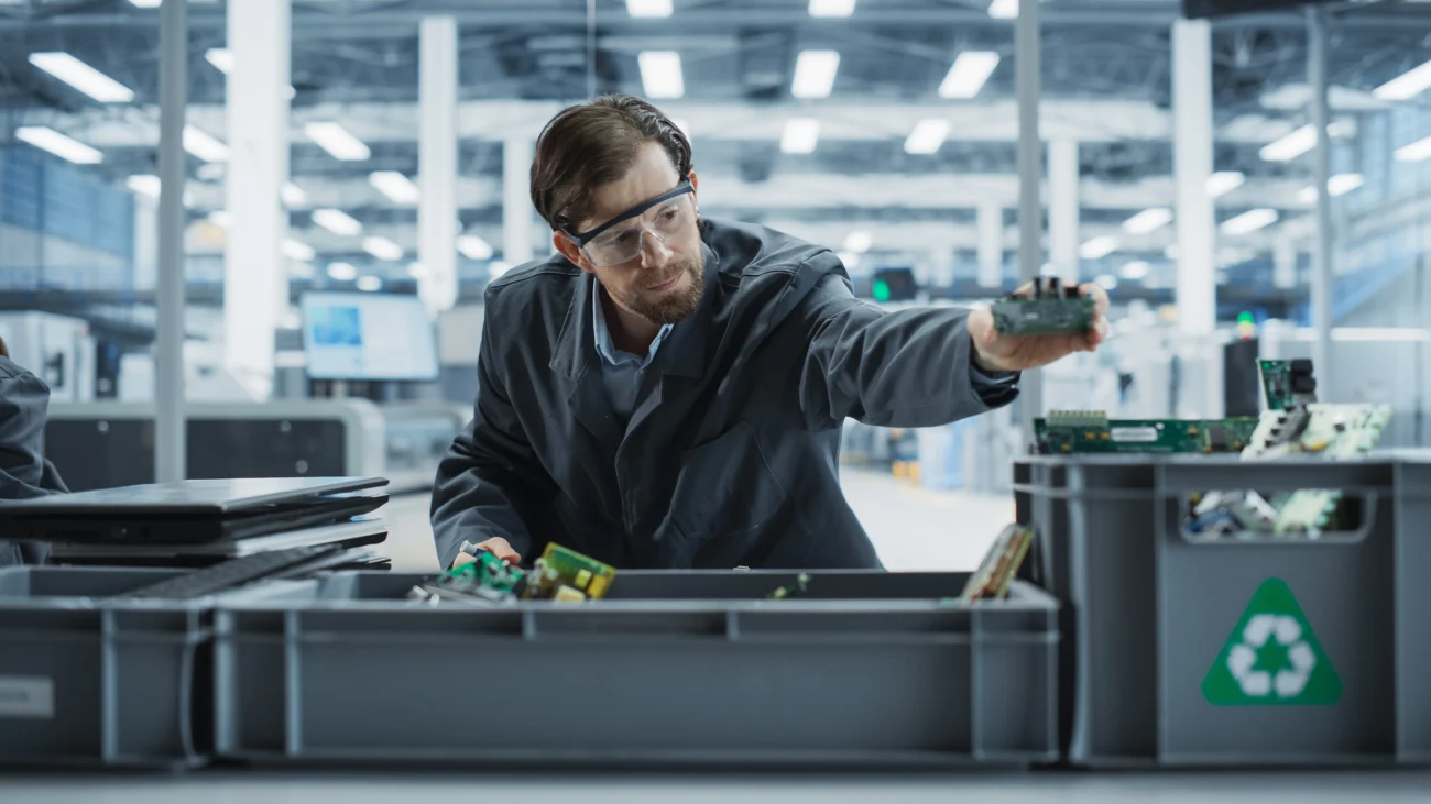 Třídění elektroodpadu