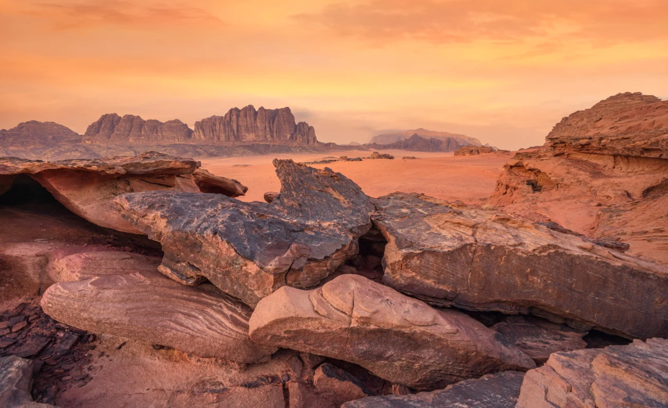 Poušť Wadi Rum 