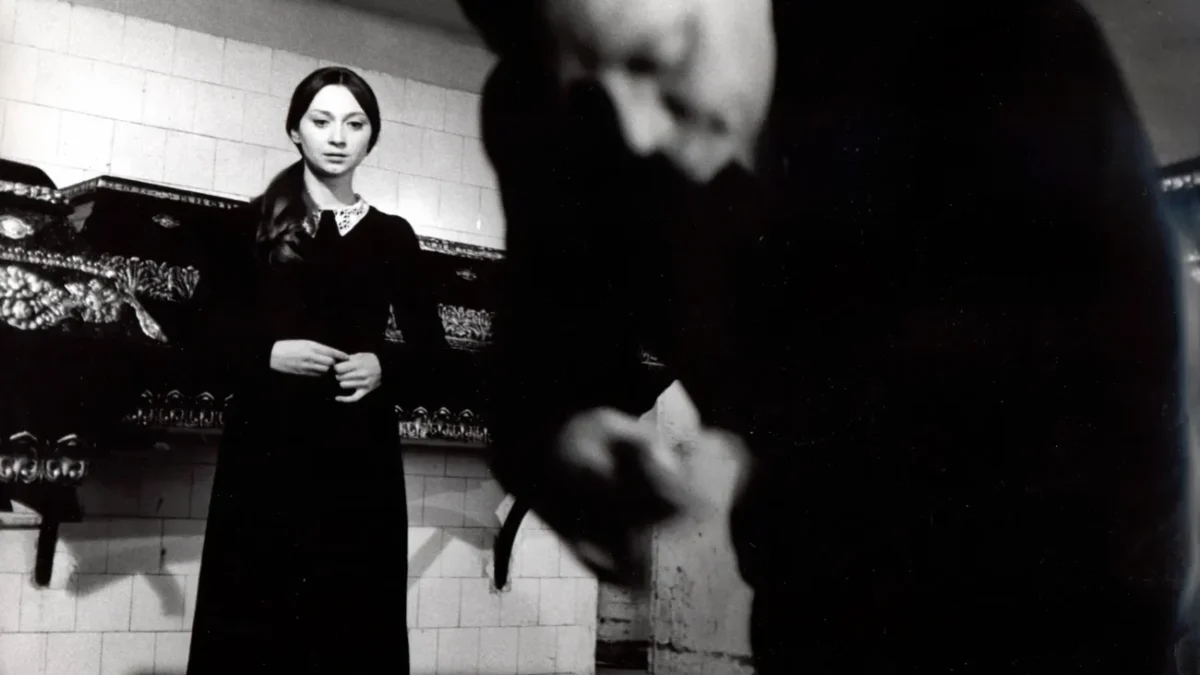 snímek z černobílého filmu