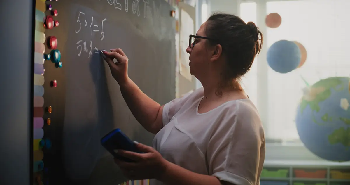 Základní dovedností je násobilka. | TVGURU.cz učitelka ve škole