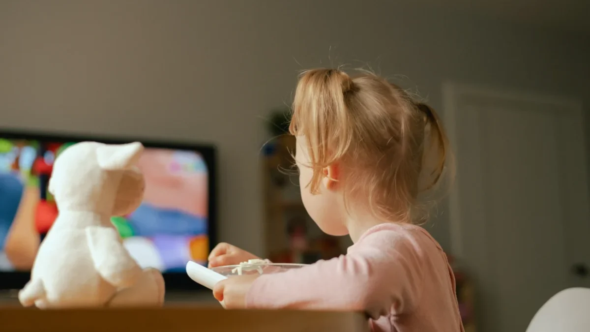 sledování pohádky