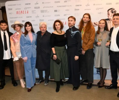 Čeští herci představující nový film.