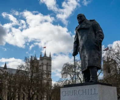 socha Winstona Churchilla