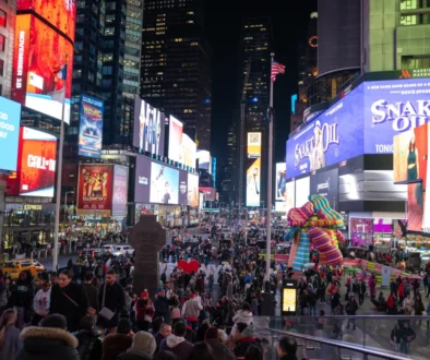 Pohled na Times Square
