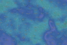 Mapa počasí na 13. ledna 2026