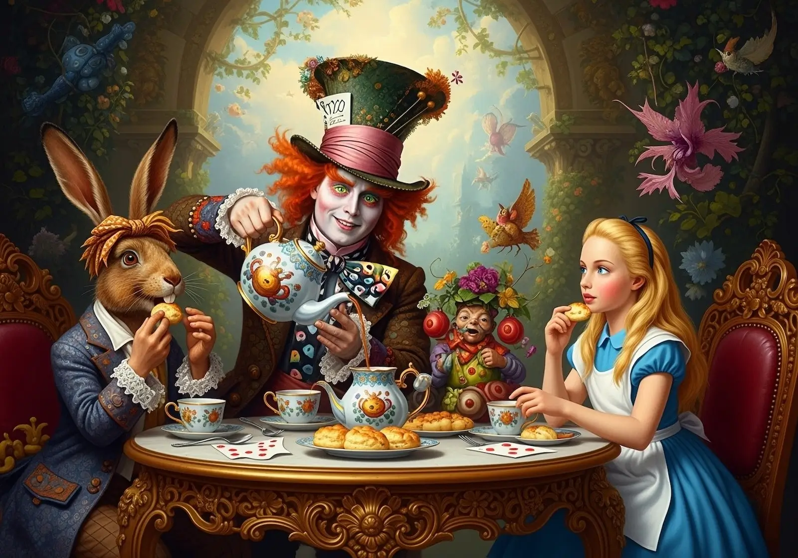 Potrhlého Kloboučníka ztvárnil Johnny Depp. Zdroj: Shutterstock | TVGURU.cz Alenka v říši divů