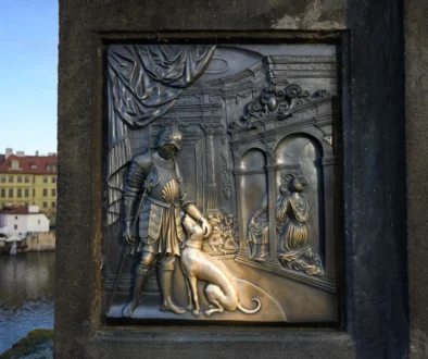 Obrázek na Karlově mostě