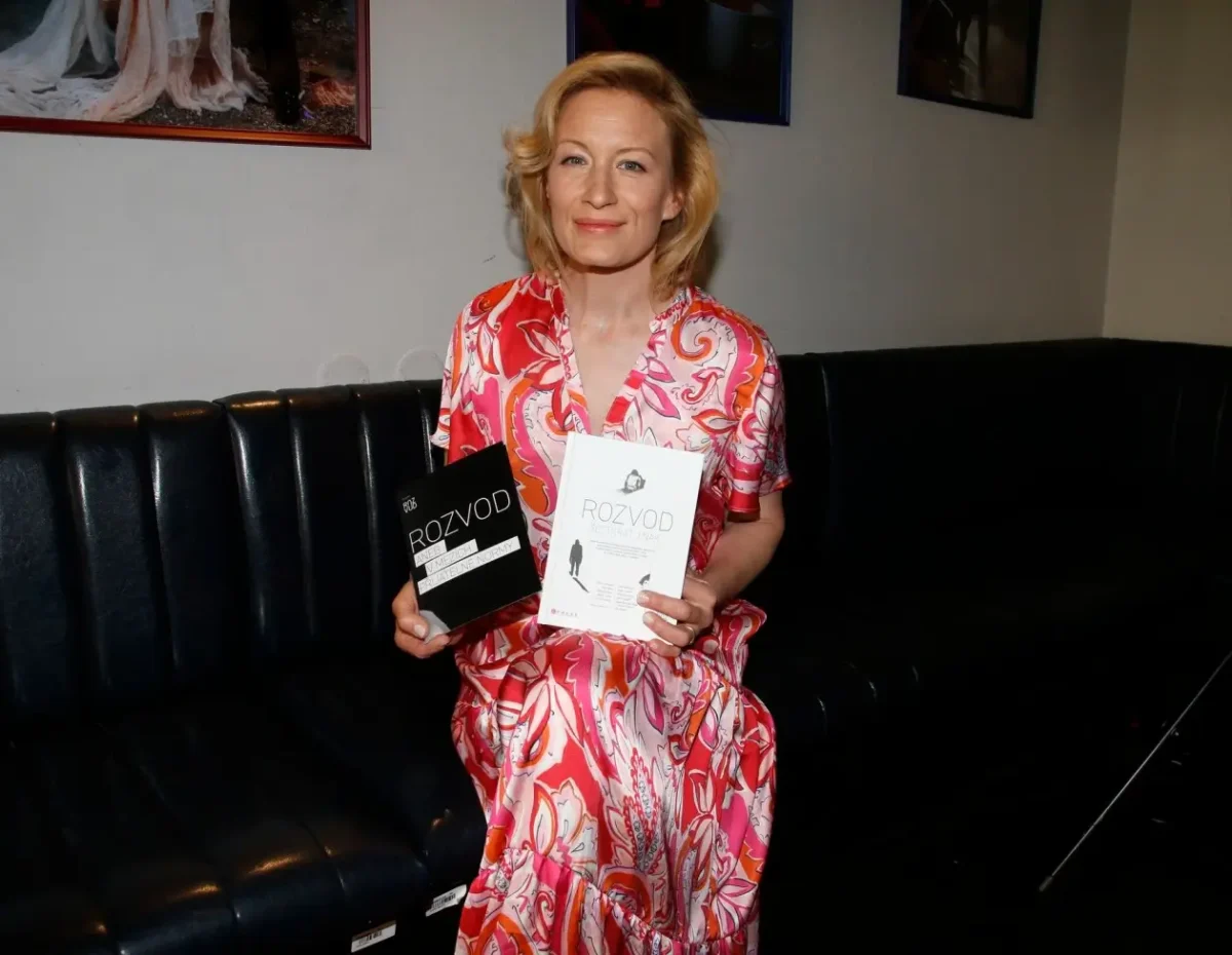 Herečka Helena Dvořáková. 