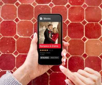 sledování filmů na telefonu