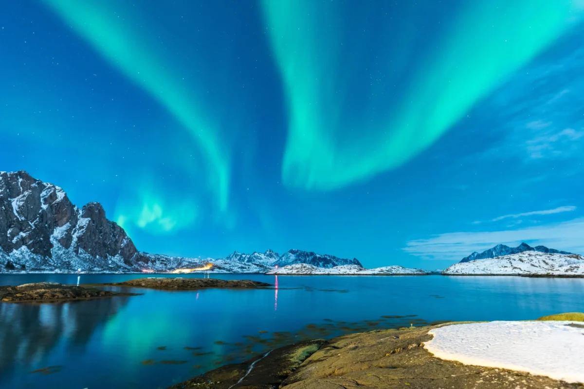 Polární záře bývá viditelná i na našem území. Zdroj: Shutterstock | TVGURU.cz Polární záře.