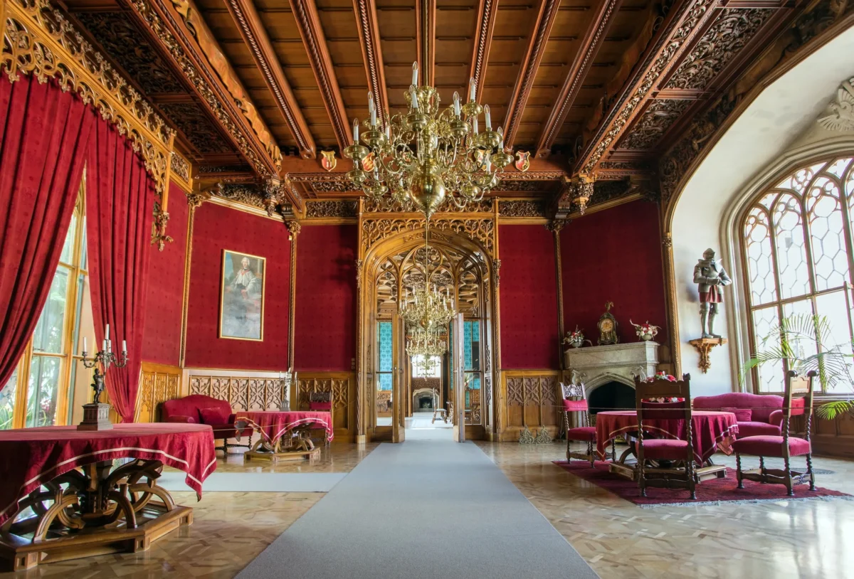 Vnitřní prostory zámku Lednice