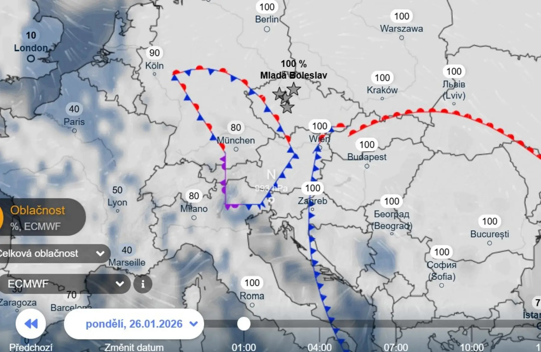 Postupující frontální systémy