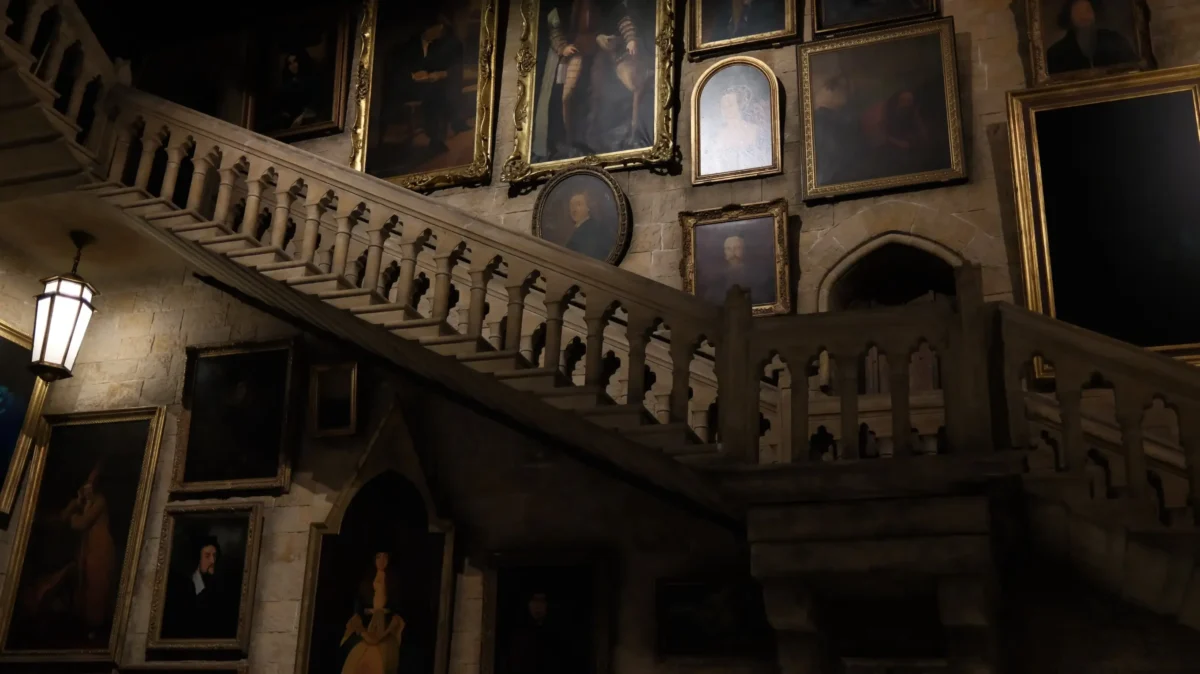 Schodiště z filmu Harry Potter