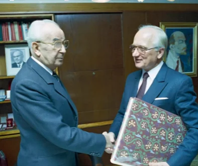 Prezident Československa Gustáv Husák.