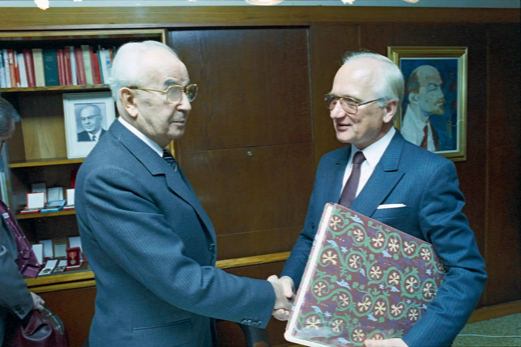 Prezident Československa Gustáv Husák.