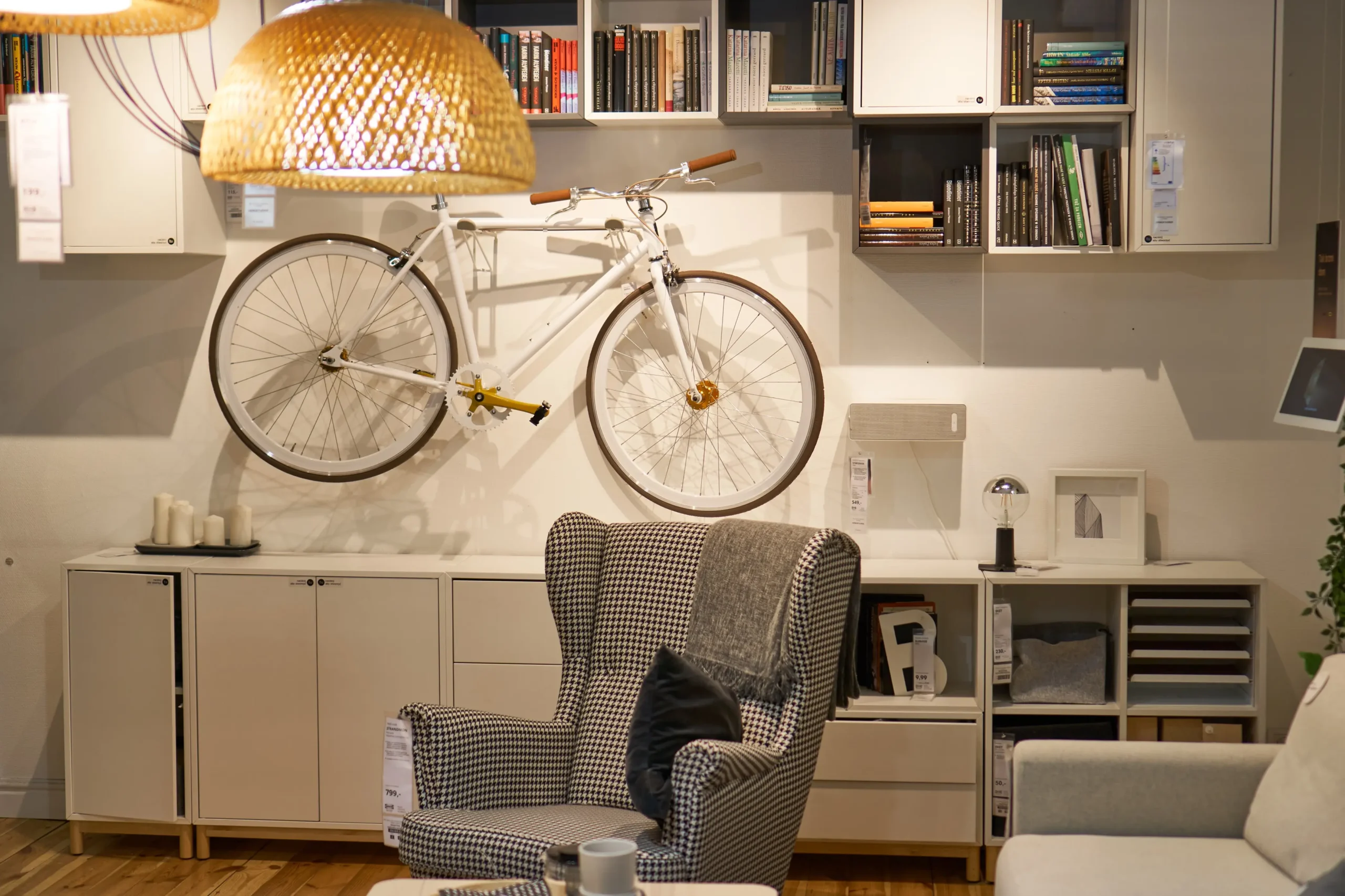 Pokoj vybavený nábytkem IKEA