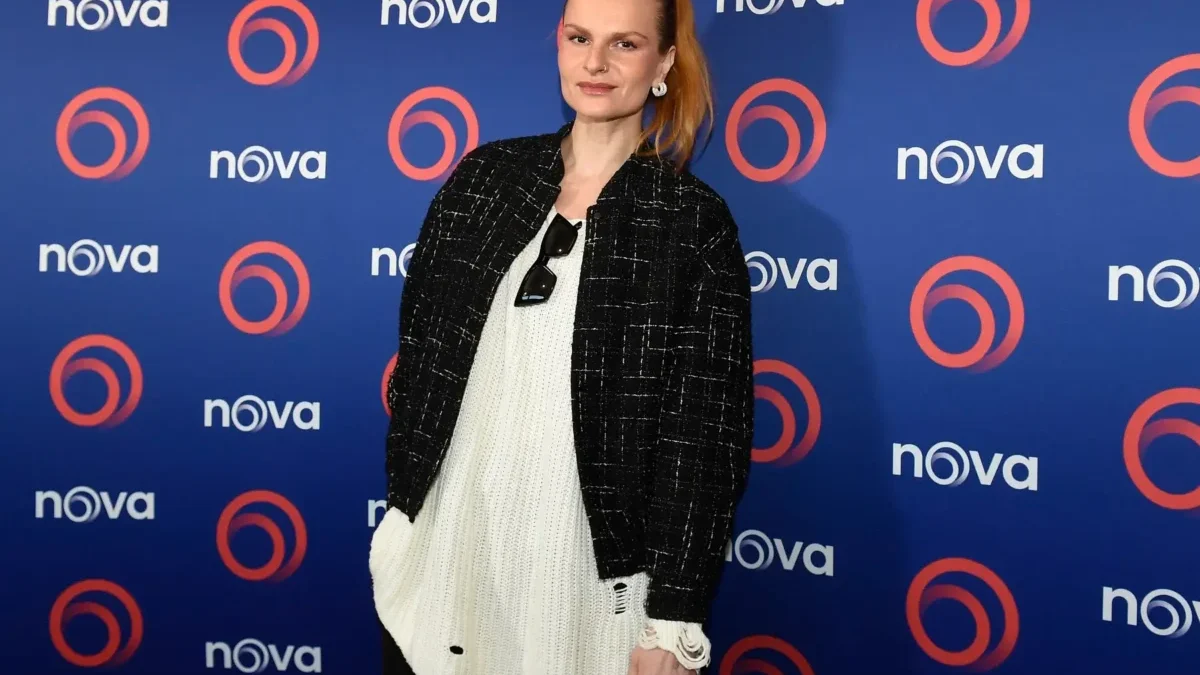 Herečka Iva Pazderková.