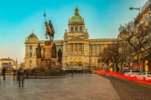 Pohled na muzeum v Praze