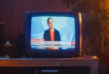 zprávy v televizi