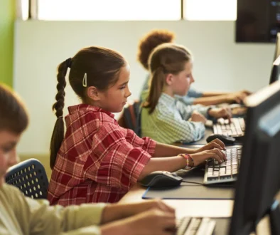 děti u počítače