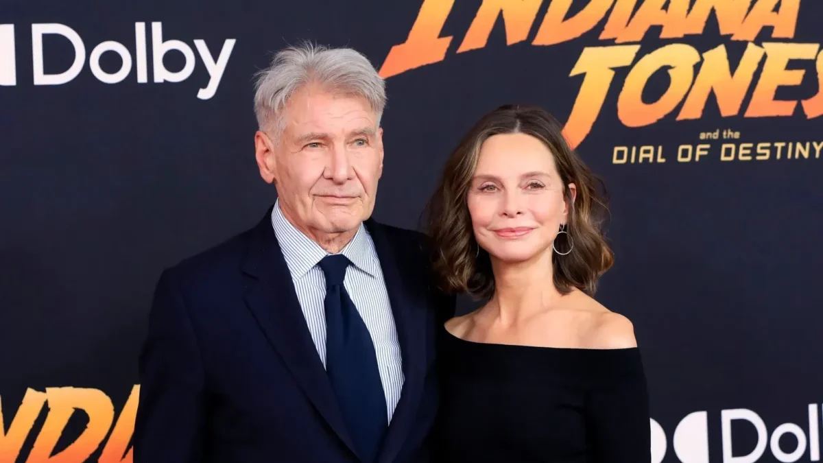 Harrison Ford a Calista Flockhart v roce 2014