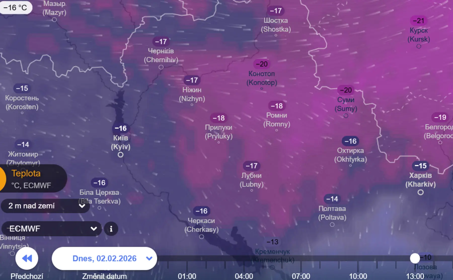 Ukrajina 2. 2 .odpoledne