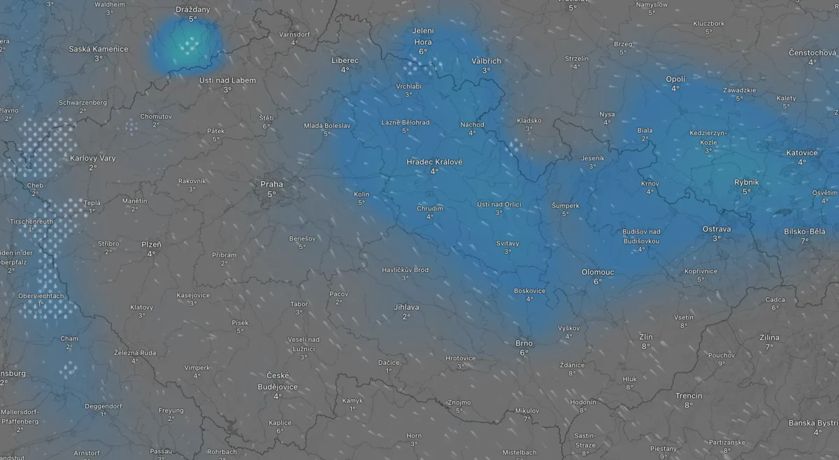 Snímek obrazovky 2026-02-02 v 222053 | TVGURU.cz Mapa počasí na čtvrtek
