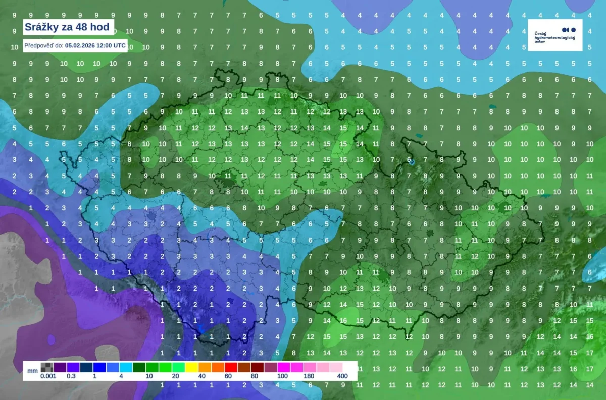 mapa České republiky