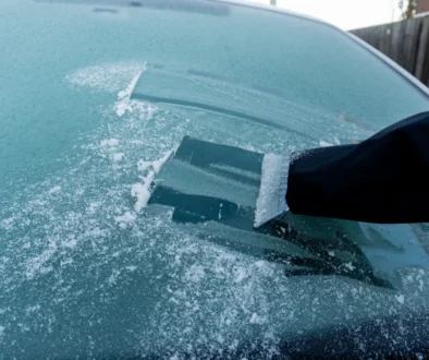 škrábání čelního skla