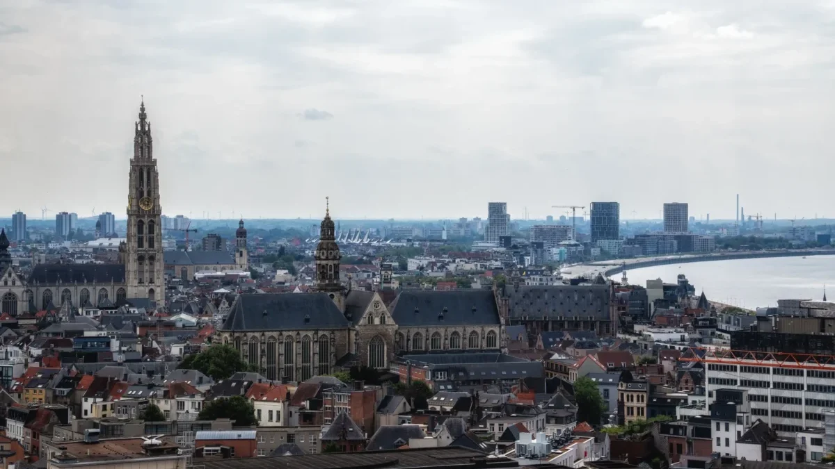 pohled na zahraniční město