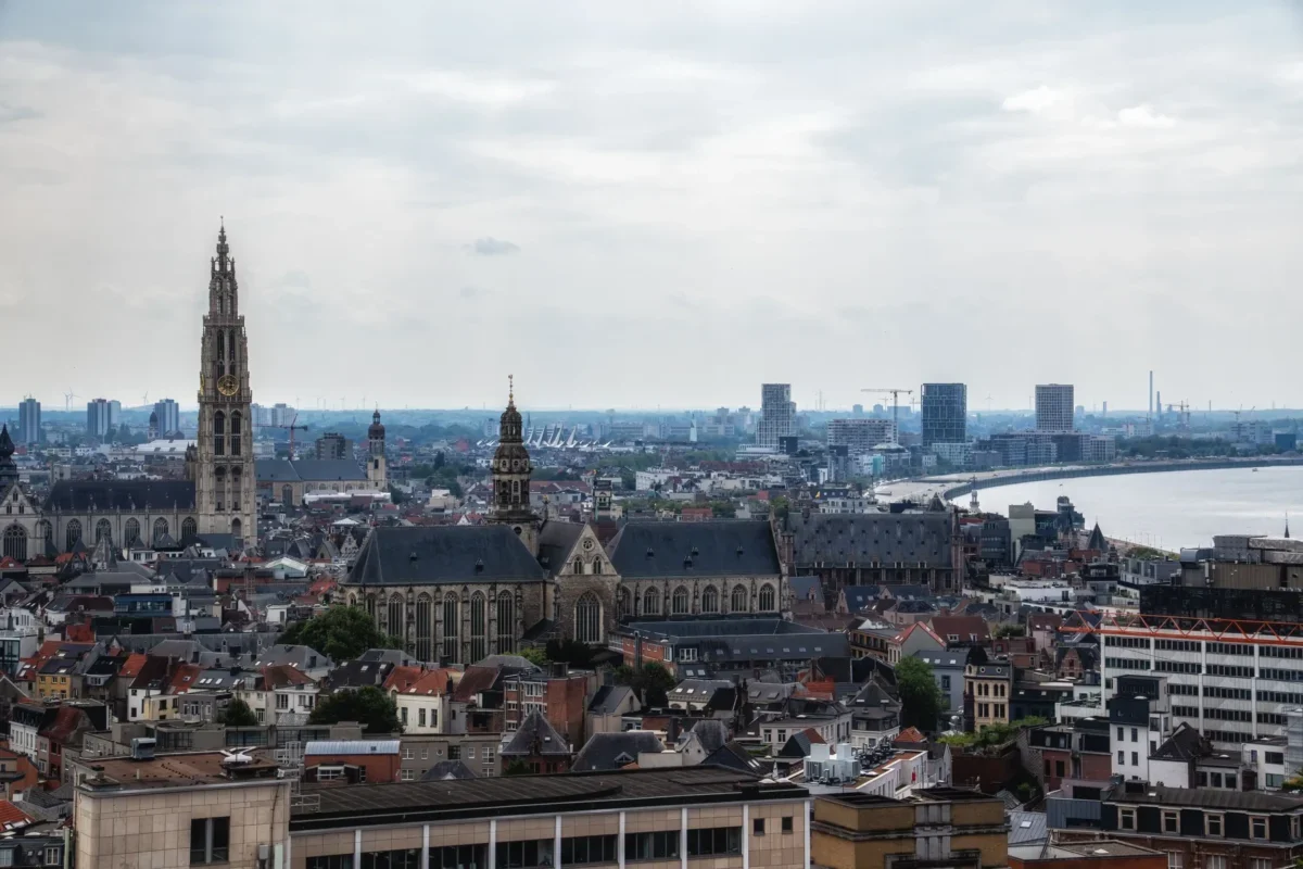 pohled na zahraniční město