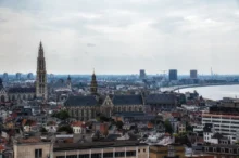 pohled na zahraniční město