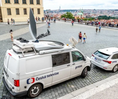 Zaparkovaná auta České televize