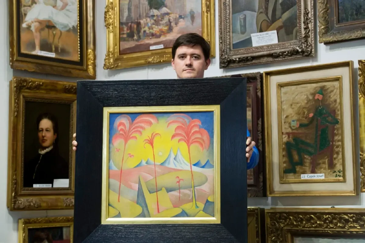 Obraz Jana Zrzavého s názvem Fantastická krajina se vydražil za cenu luxusního pražského bytu. Zdroj: Profimedia